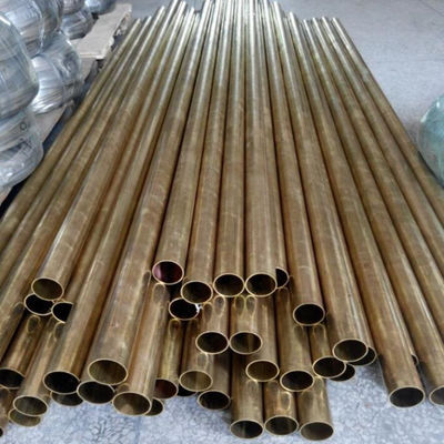 Высокотемпературные бесшовные медные трубы высокое давление ≥ 99,9% содержание ку