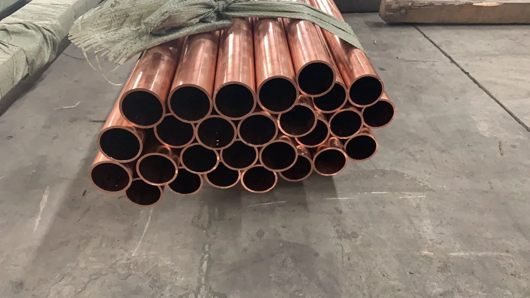 Твердое холодное C101 - трубка вычерченной безшовной прямой чистой медной меди трубки жары обнаженная